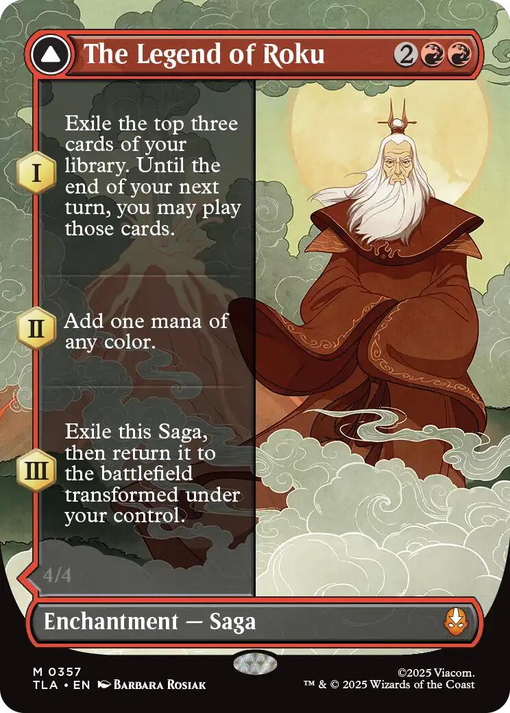 The Legend of Roku (Borderless) [Avatar: The Last Airbender] | Gear Gaming Fayetteville