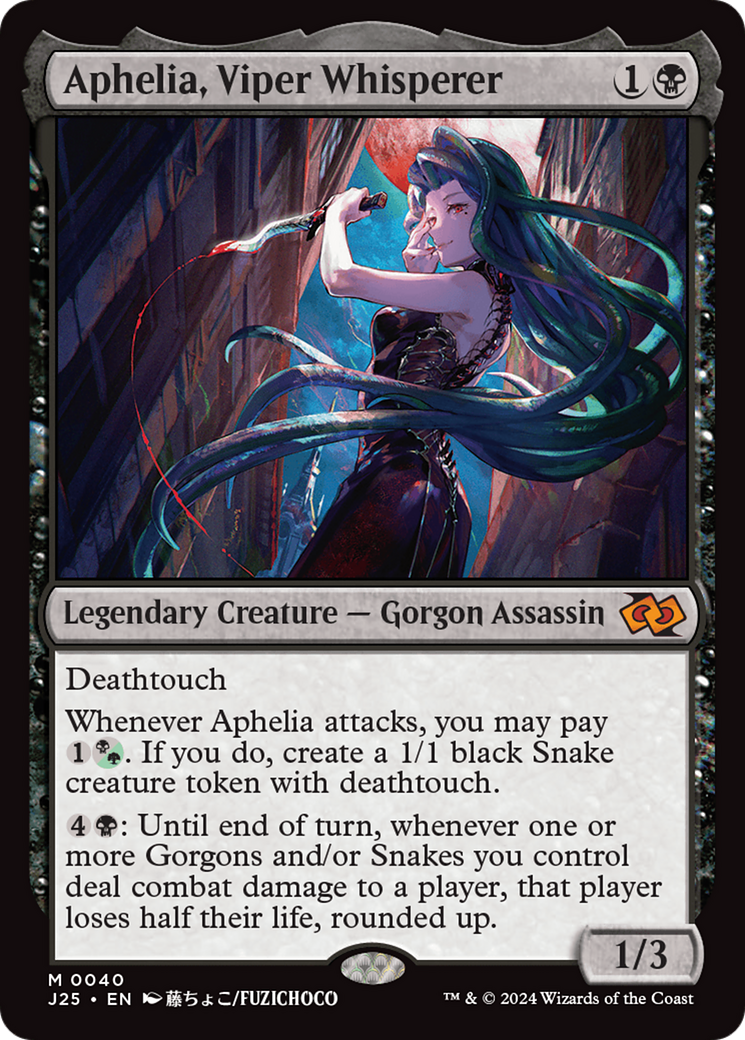 Aphelia, Viper Whisperer (Anime) [Foundations Jumpstart] | Gear Gaming Fayetteville