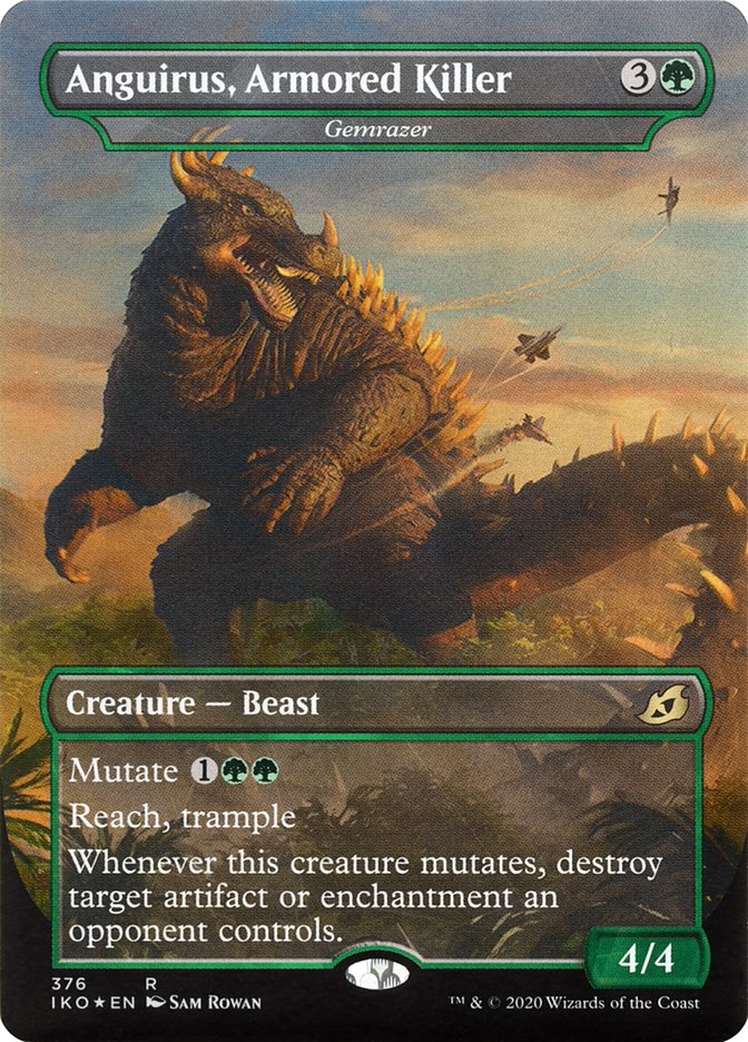 Gemrazer - Anguirus, Armored Killer (Extended Art) [Ikoria: Lair of Behemoths] | Gear Gaming Fayetteville