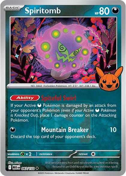 Spiritomb (087/132) (Pokeween 2025) [Miscellaneous Cards] | Gear Gaming Fayetteville