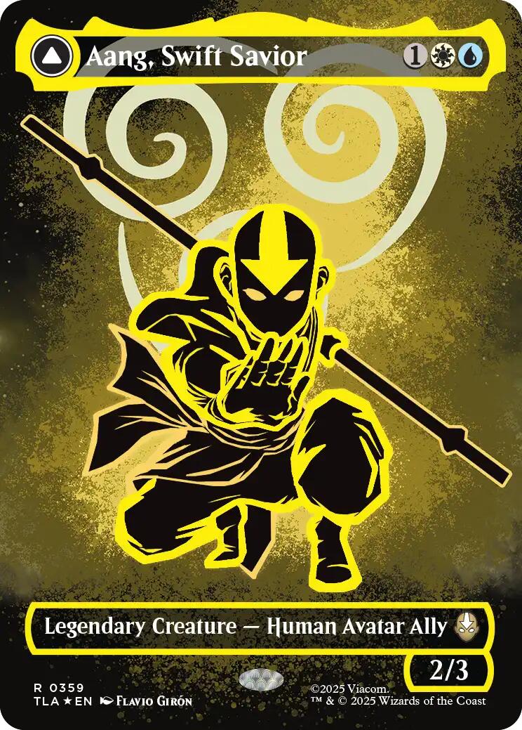 Aang, Swift Savior (359) (Borderless) [Avatar: The Last Airbender] | Gear Gaming Fayetteville