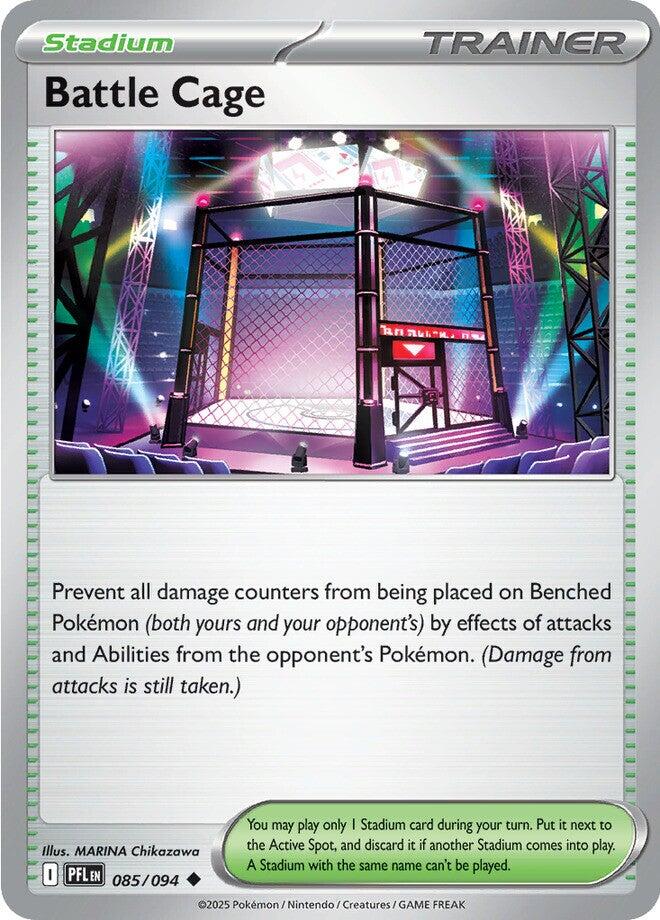 Battle Cage (085/094) [Mega Evolution: Phantasmal Flames] | Gear Gaming Fayetteville