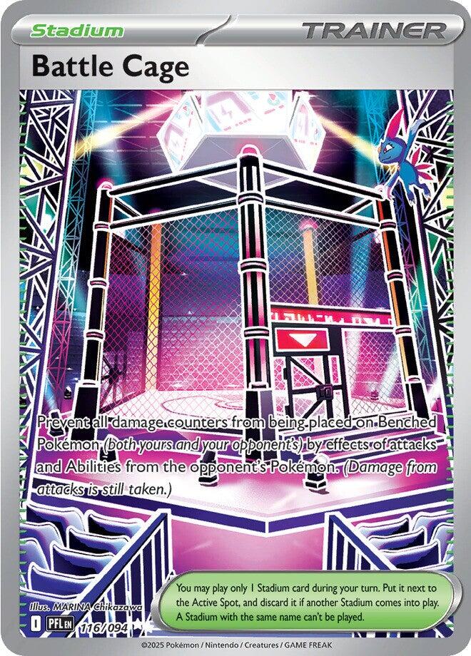 Battle Cage (116/094) [Mega Evolution: Phantasmal Flames] | Gear Gaming Fayetteville