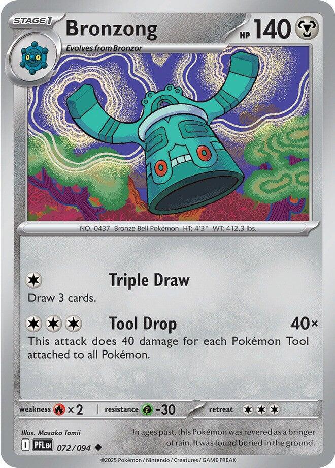 Bronzong (072/094) [Mega Evolution: Phantasmal Flames] | Gear Gaming Fayetteville