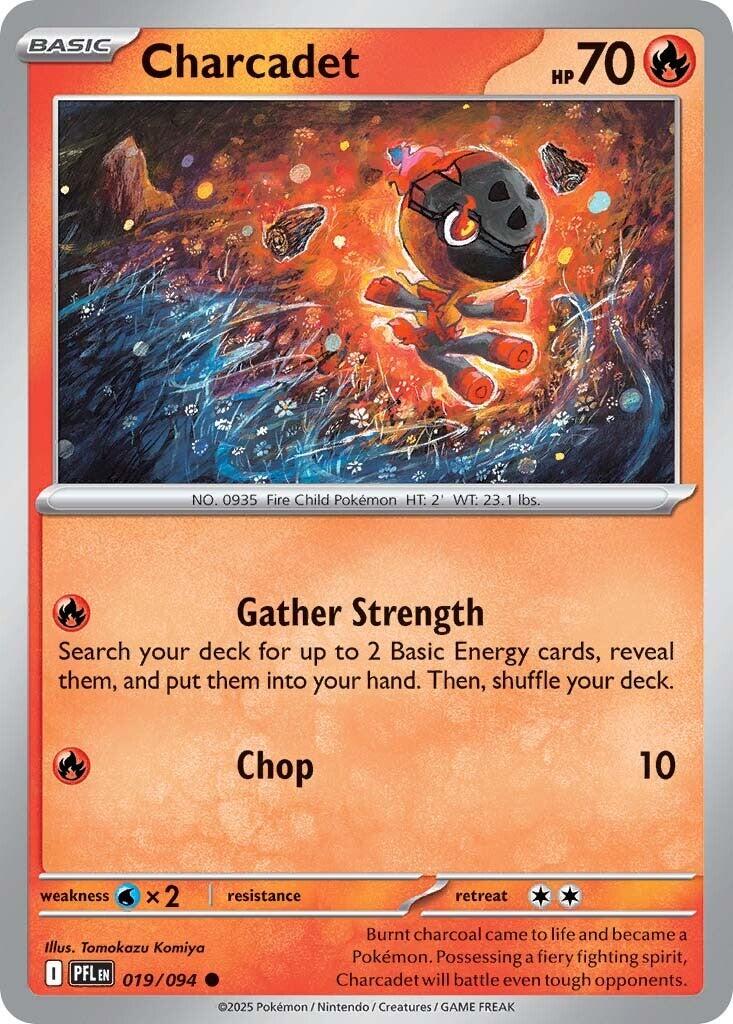 Charcadet (019/094) [Mega Evolution: Phantasmal Flames] | Gear Gaming Fayetteville