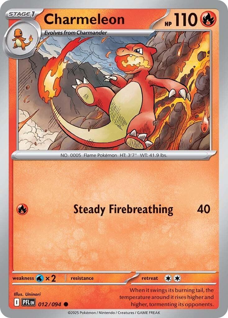 Charmeleon (012/094) [Mega Evolution: Phantasmal Flames] | Gear Gaming Fayetteville