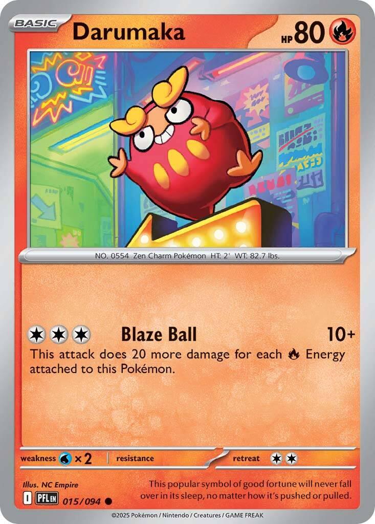 Darumaka (015/094) [Mega Evolution: Phantasmal Flames] | Gear Gaming Fayetteville