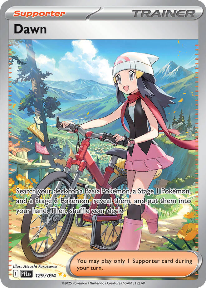 Dawn (129/094) [Mega Evolution: Phantasmal Flames] | Gear Gaming Fayetteville