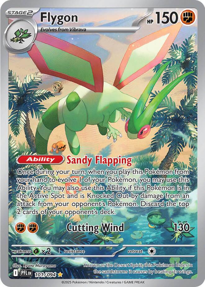 Flygon (101/094) [Mega Evolution: Phantasmal Flames] | Gear Gaming Fayetteville
