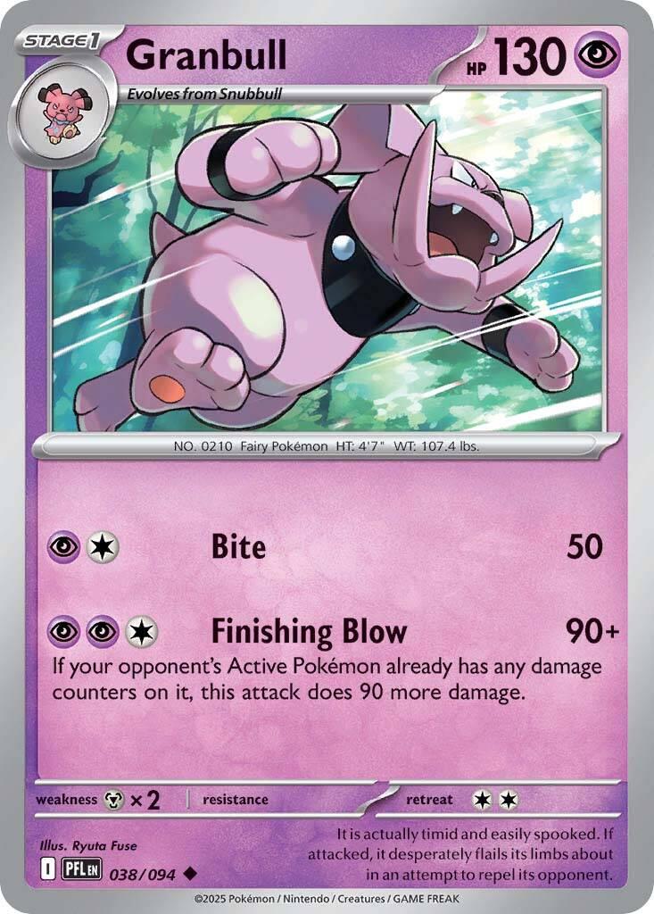 Granbull (038/094) [Mega Evolution: Phantasmal Flames] | Gear Gaming Fayetteville