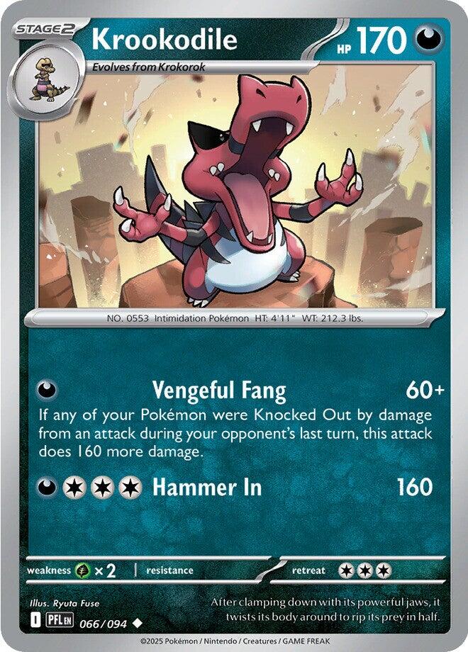 Krookodile (066/094) [Mega Evolution: Phantasmal Flames] | Gear Gaming Fayetteville