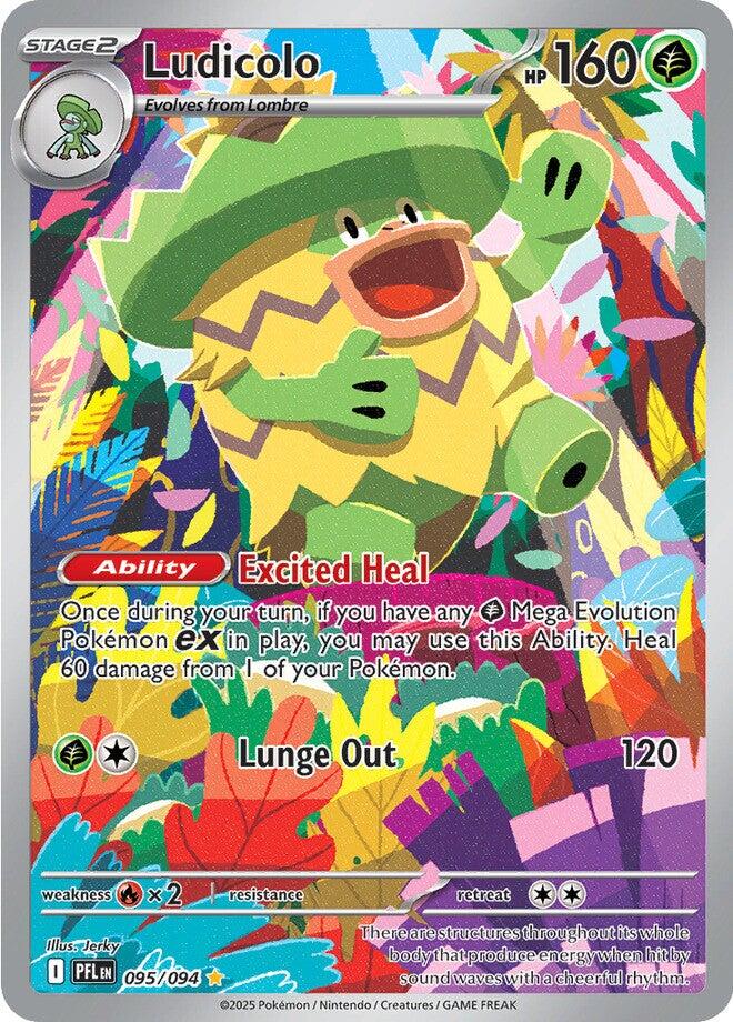 Ludicolo (095/094) [Mega Evolution: Phantasmal Flames] | Gear Gaming Fayetteville