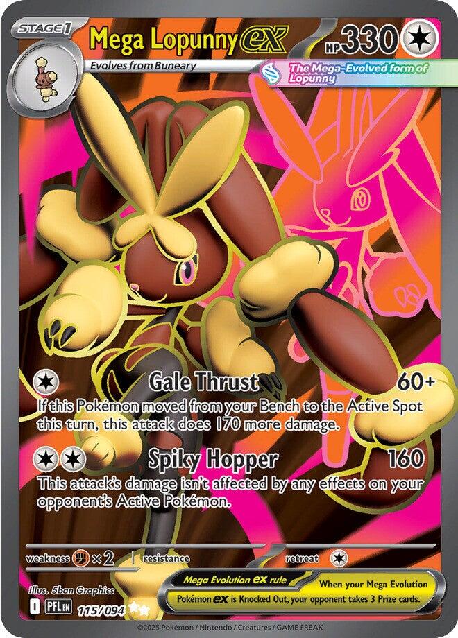 Mega Lopunny ex (115/094) [Mega Evolution: Phantasmal Flames] | Gear Gaming Fayetteville