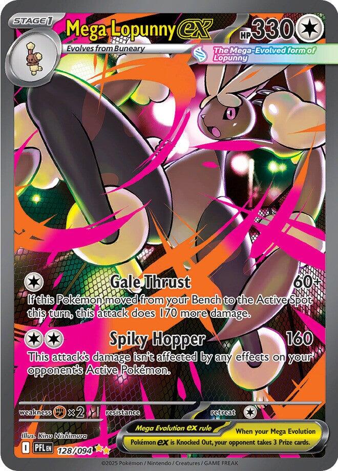 Mega Lopunny ex (128/094) [Mega Evolution: Phantasmal Flames] | Gear Gaming Fayetteville