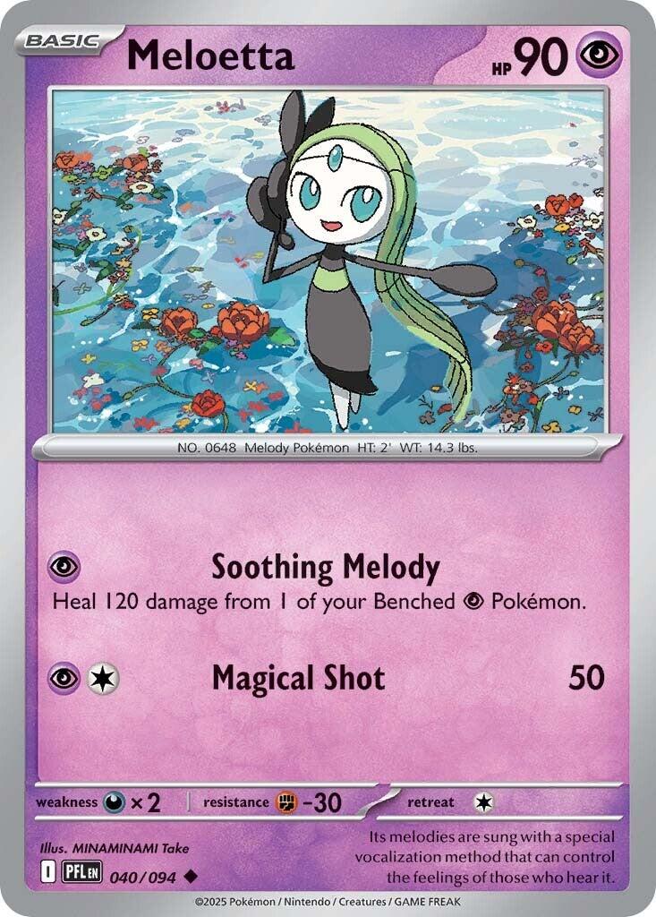 Meloetta (040/094) [Mega Evolution: Phantasmal Flames] | Gear Gaming Fayetteville