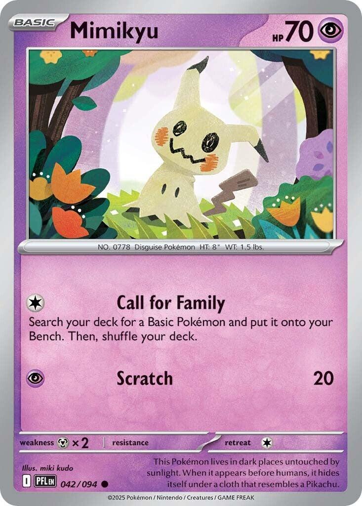 Mimikyu (042/094) [Mega Evolution: Phantasmal Flames] | Gear Gaming Fayetteville