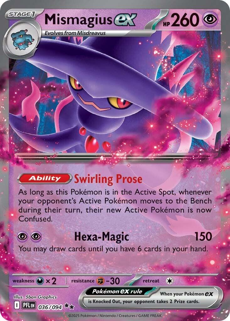 Mismagius ex (036/094) [Mega Evolution: Phantasmal Flames] | Gear Gaming Fayetteville