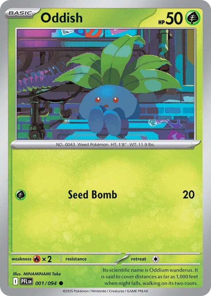 Oddish (001/094) [Mega Evolution: Phantasmal Flames] | Gear Gaming Fayetteville