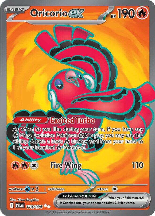 Oricorio ex (110/094) [Mega Evolution: Phantasmal Flames] | Gear Gaming Fayetteville