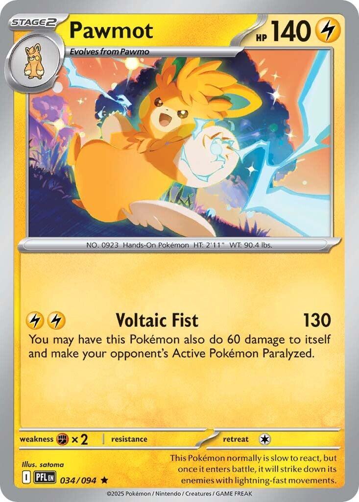 Pawmot (034/094) [Mega Evolution: Phantasmal Flames] | Gear Gaming Fayetteville