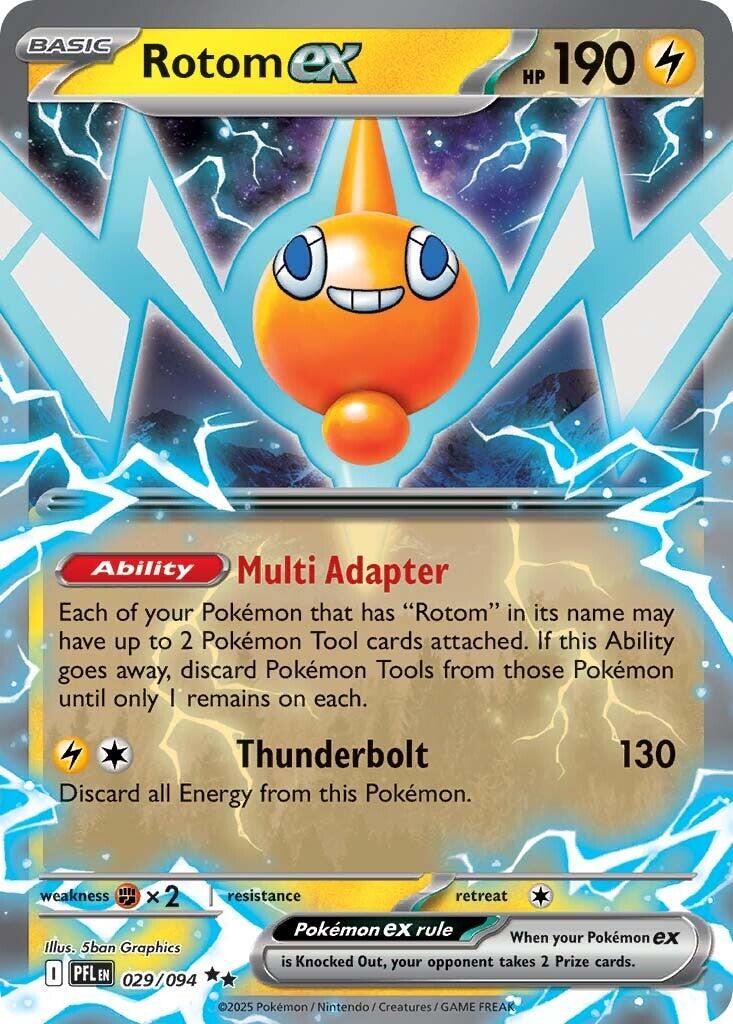 Rotom ex (029/094) [Mega Evolution: Phantasmal Flames] | Gear Gaming Fayetteville