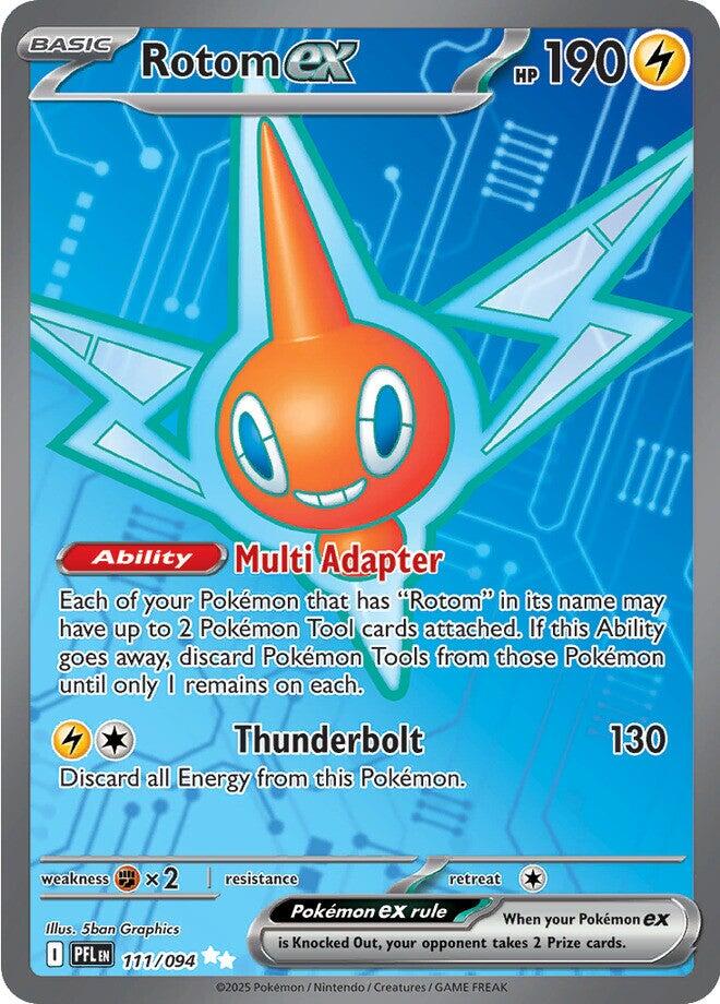Rotom ex (111/094) [Mega Evolution: Phantasmal Flames] | Gear Gaming Fayetteville