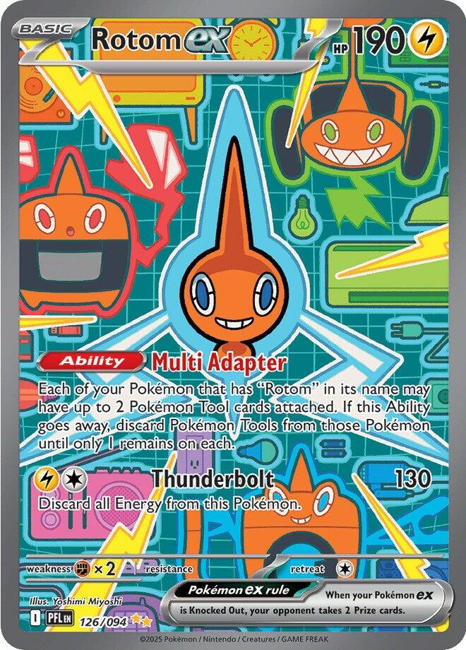 Rotom ex (126/094) [Mega Evolution: Phantasmal Flames] | Gear Gaming Fayetteville