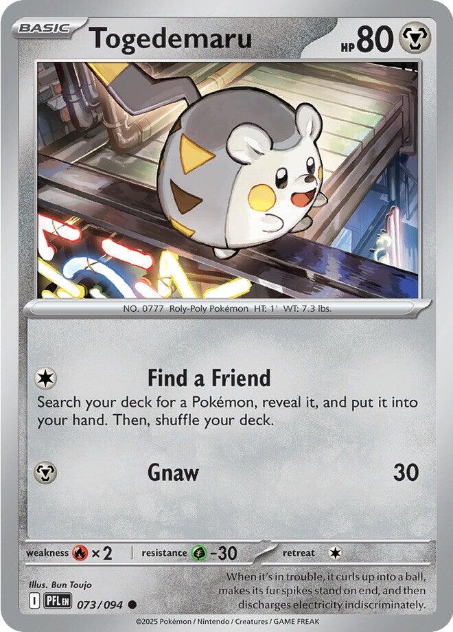 Togedemaru (073/094) [Mega Evolution: Phantasmal Flames] | Gear Gaming Fayetteville