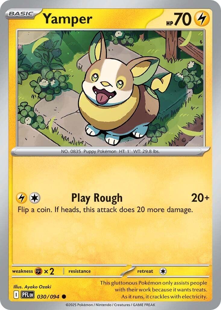 Yamper (030/094) [Mega Evolution: Phantasmal Flames] | Gear Gaming Fayetteville