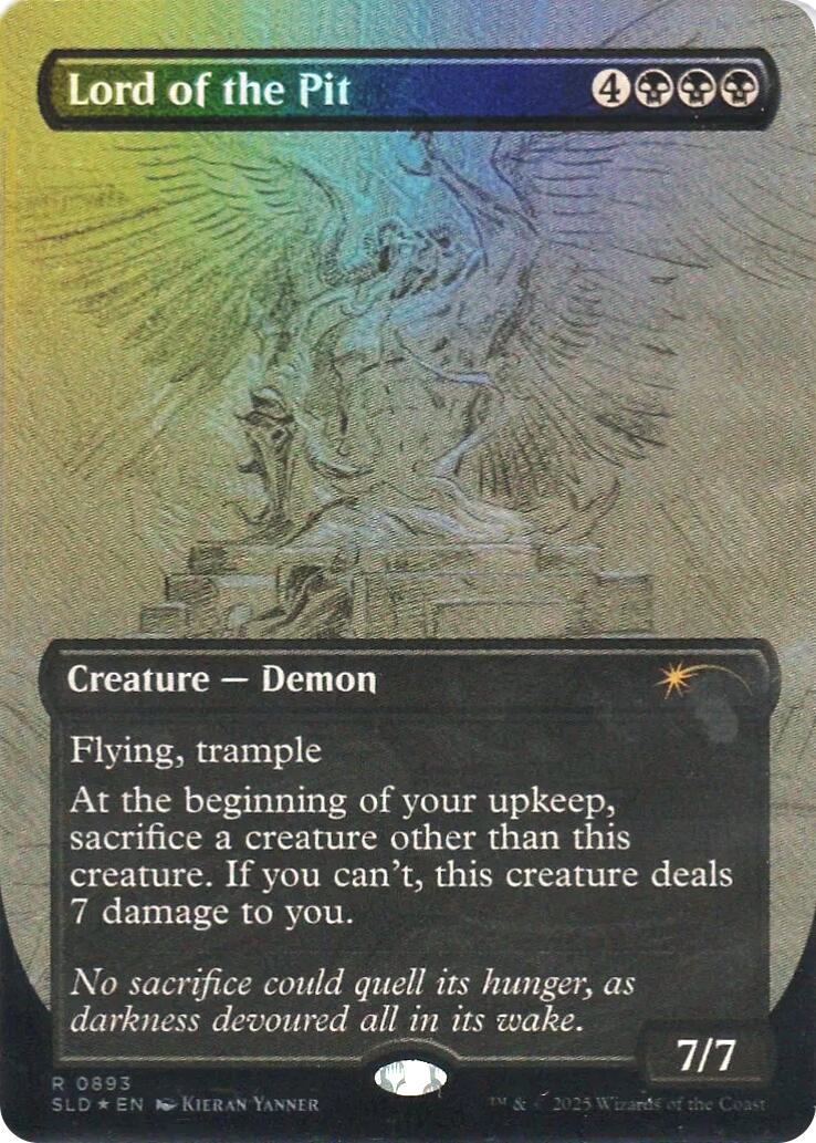 Lord of the Pit (Sketch Showcase) (Rainbow Foil) [Secret Lair Drop Series] | Gear Gaming Fayetteville