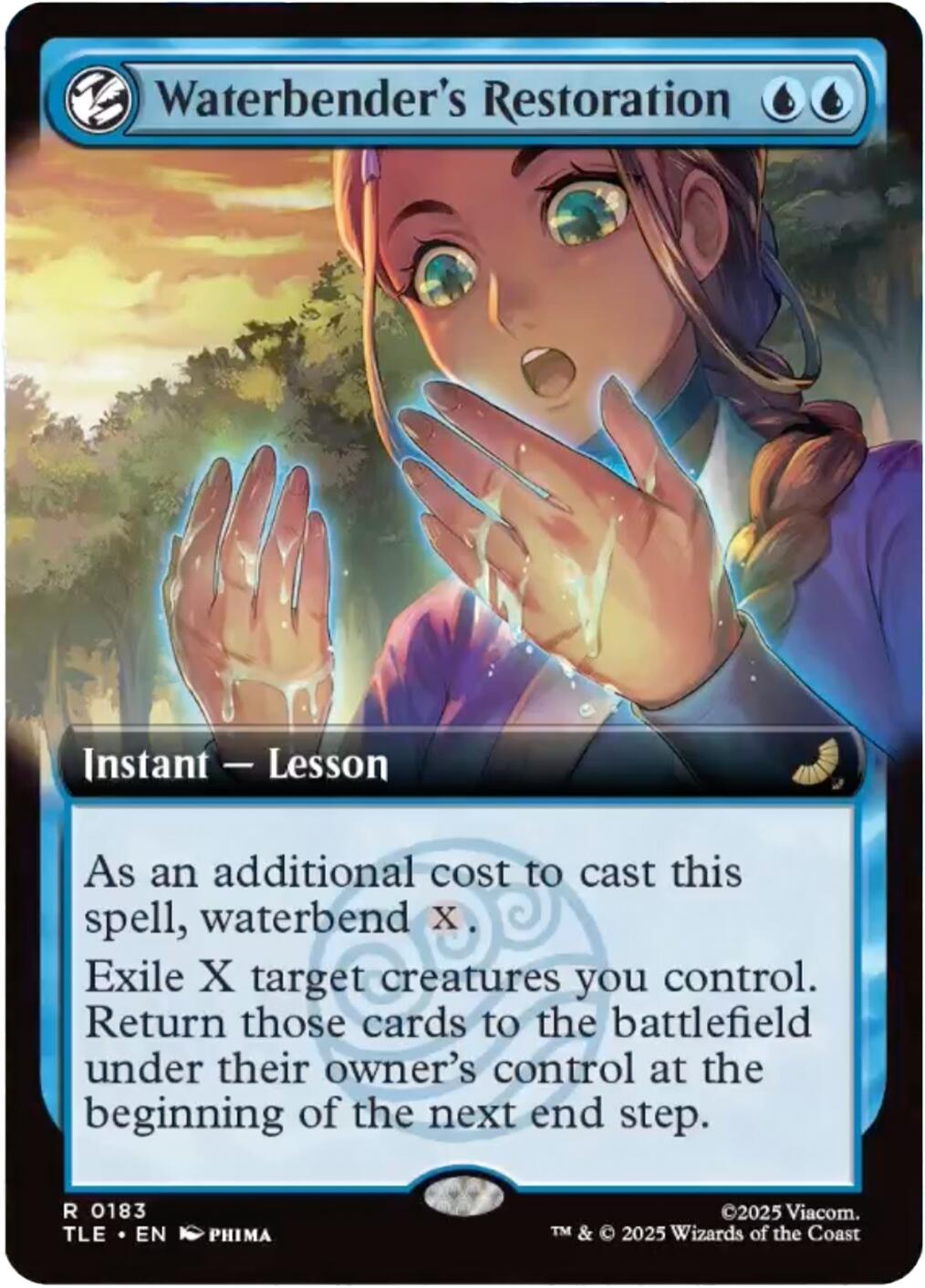 Waterbender's Restoration (Extended Art) [Avatar: The Last Airbender: Eternal-Legal] | Gear Gaming Fayetteville