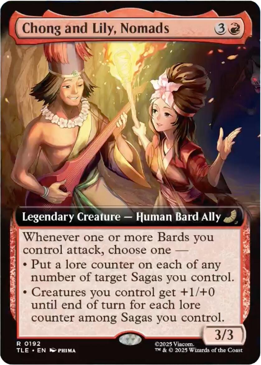 Chong and Lily, Nomads (Extended Art) [Avatar: The Last Airbender: Eternal-Legal] | Gear Gaming Fayetteville