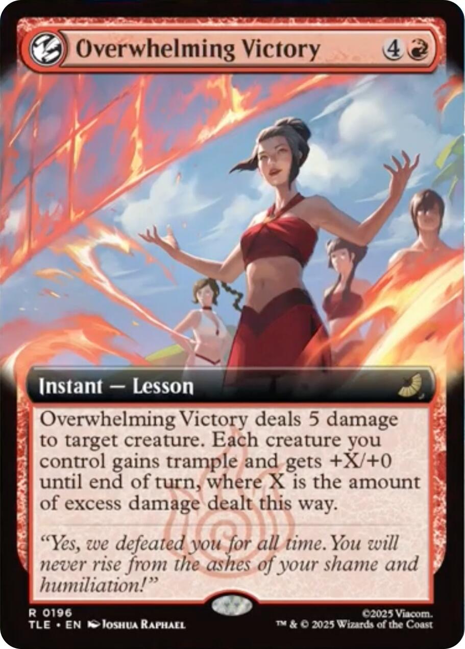 Overwhelming Victory (Extended Art) [Avatar: The Last Airbender: Eternal-Legal] | Gear Gaming Fayetteville