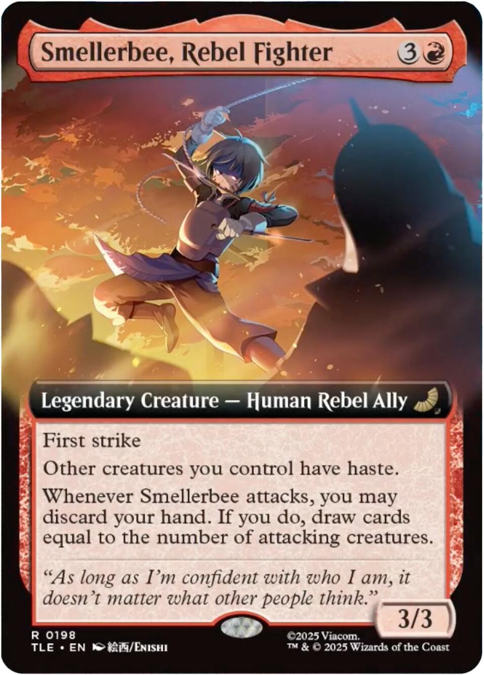 Smellerbee, Rebel Fighter (Extended Art) [Avatar: The Last Airbender: Eternal-Legal] | Gear Gaming Fayetteville