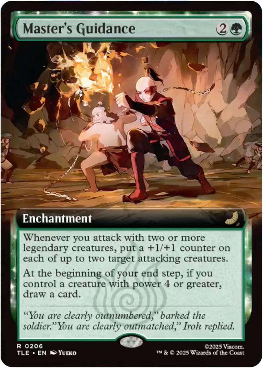 Master's Guidance (Extended Art) [Avatar: The Last Airbender: Eternal-Legal] | Gear Gaming Fayetteville