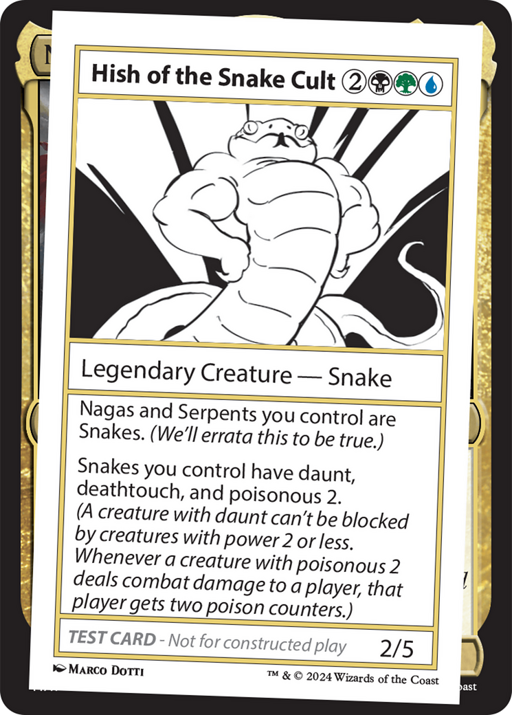 Hish of the Snake Cult [Mystery Booster 2 Playtest Cards] | Gear Gaming Fayetteville