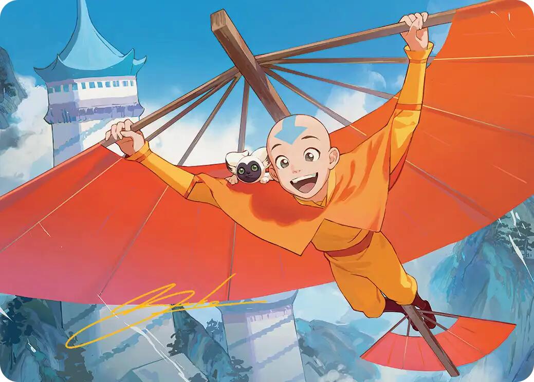 Aang, the Last Airbender Art Card (Gold-Stamped Signature) [Avatar: The Last Airbender Art Series] | Gear Gaming Fayetteville