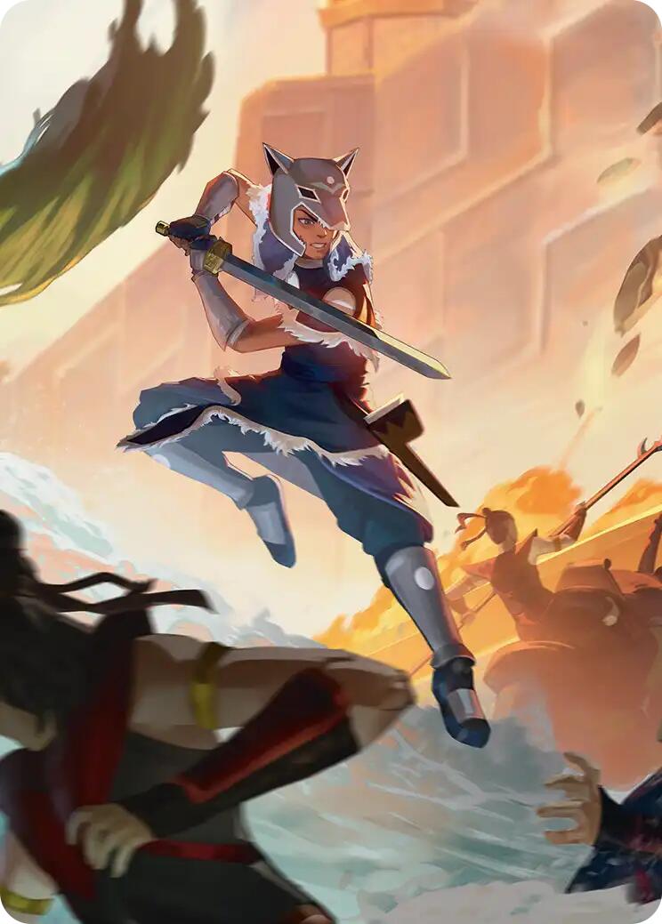 Sokka's Charge Art Card [Avatar: The Last Airbender Art Series] | Gear Gaming Fayetteville