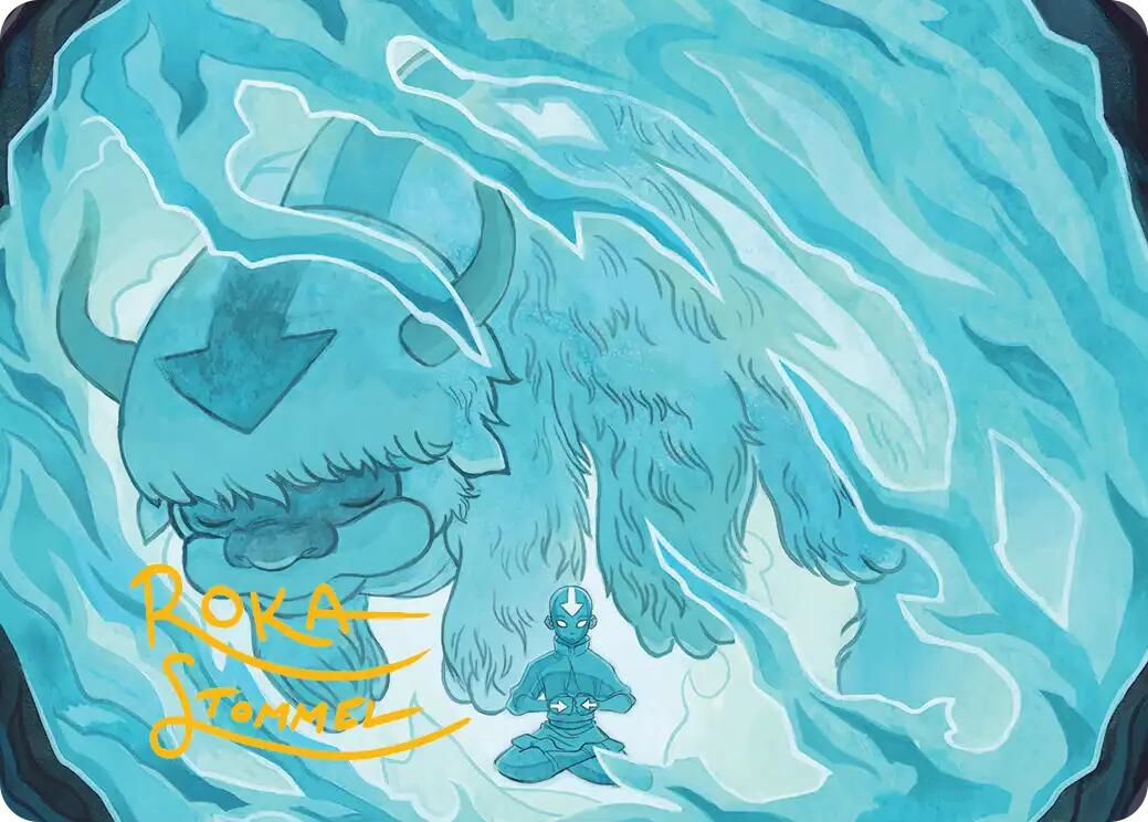 Aang's Iceberg 2 Art Card (Gold-Stamped Signature) [Avatar: The Last Airbender Art Series] | Gear Gaming Fayetteville