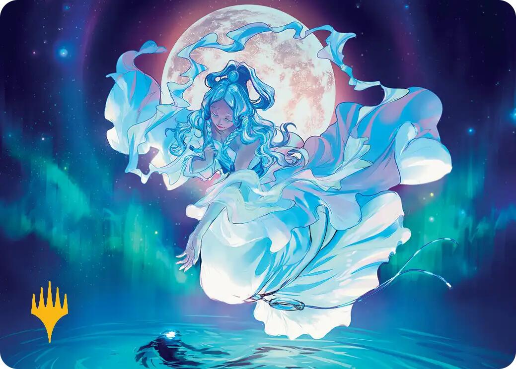 Yue, the Moon Spirit Art Card (Gold-Stamped Planeswalker Symbol) [Avatar: The Last Airbender Art Series] | Gear Gaming Fayetteville