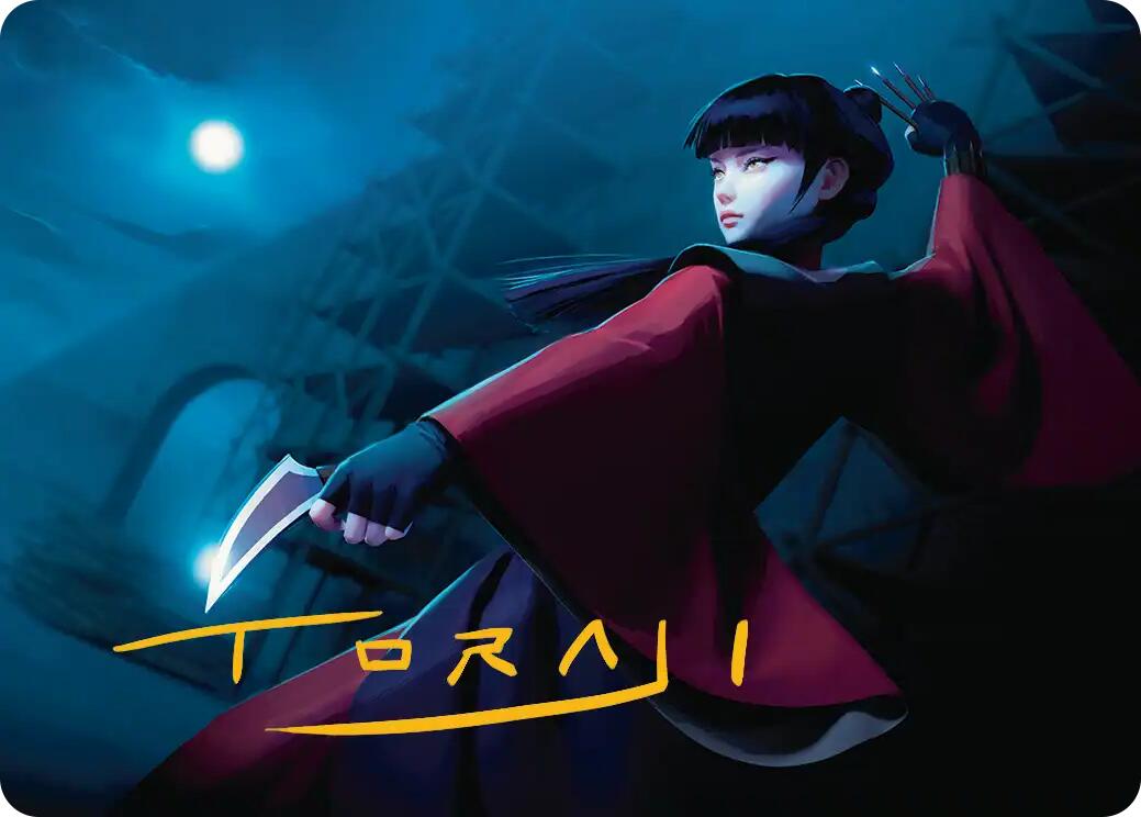 Mai, Jaded Edge Art Card (Gold-Stamped Signature) [Avatar: The Last Airbender Art Series] | Gear Gaming Fayetteville