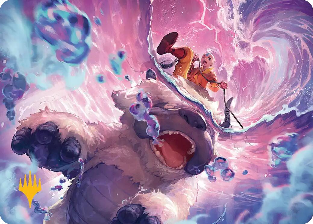 Storm of Memories Art Card (Gold-Stamped Planeswalker Symbol) [Avatar: The Last Airbender Art Series] | Gear Gaming Fayetteville