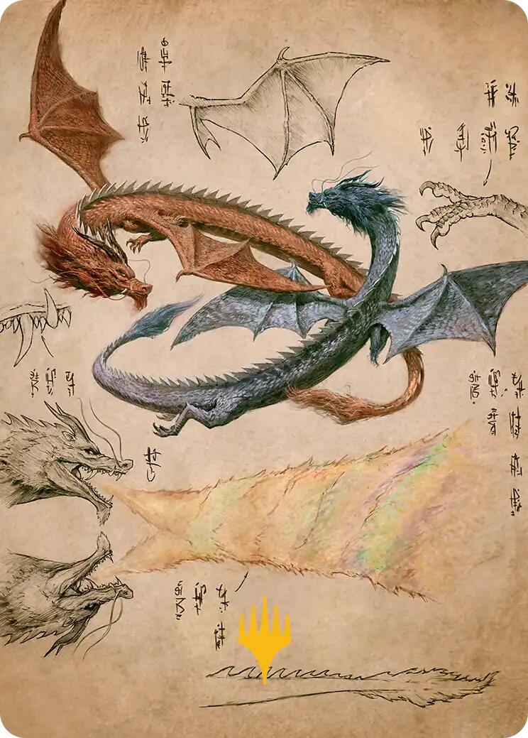 Ran and Shaw Art Card (Gold-Stamped Planeswalker Symbol) [Avatar: The Last Airbender Art Series] | Gear Gaming Fayetteville