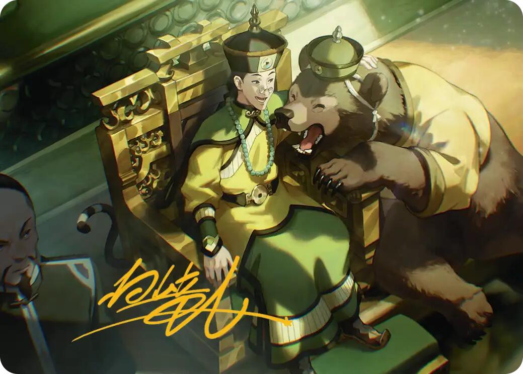 The Earth King Art Card (Gold-Stamped Signature) [Avatar: The Last Airbender Art Series] | Gear Gaming Fayetteville