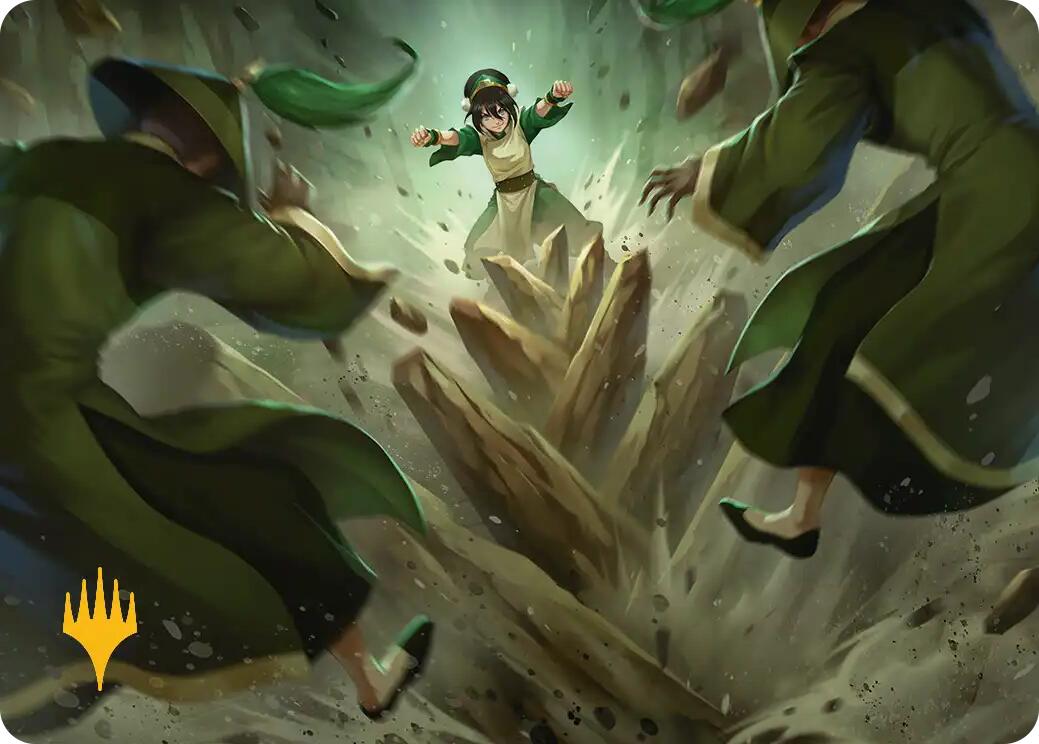 Rockalanche Art Card (Gold-Stamped Planeswalker Symbol) [Avatar: The Last Airbender Art Series] | Gear Gaming Fayetteville