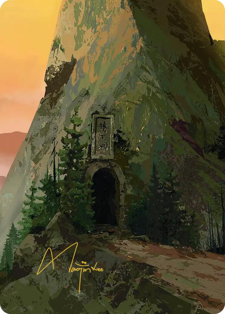 Mountain Art Card (Gold-Stamped Signature) [Avatar: The Last Airbender Art Series] | Gear Gaming Fayetteville