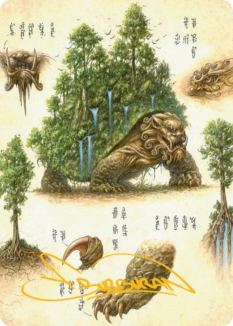 The Lion-Turtle Art Card (Gold-Stamped Signature) [Avatar: The Last Airbender Art Series] | Gear Gaming Fayetteville