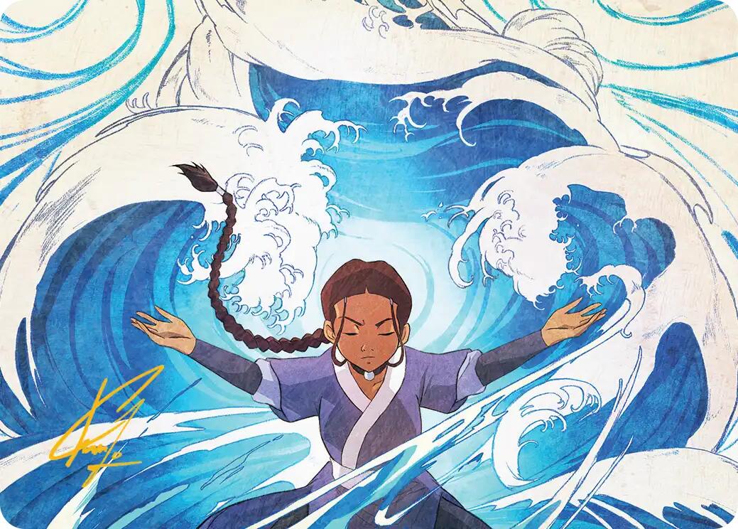 Katara, Water Tribe's Hope Art Card (Gold-Stamped Signature) [Avatar: The Last Airbender Art Series] | Gear Gaming Fayetteville