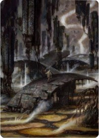 Grimclimb Pathway Art Card [Zendikar Rising Art Series] | Gear Gaming Fayetteville