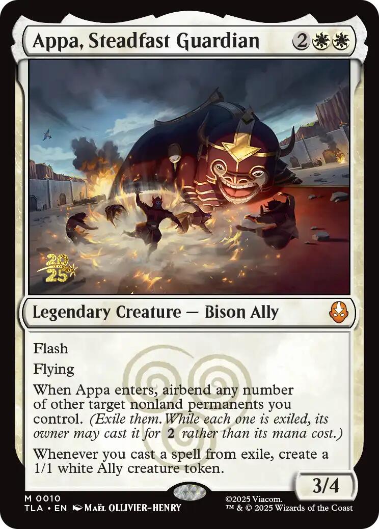 Appa, Steadfast Guardian [Avatar: The Last Airbender Prerelease Cards] | Gear Gaming Fayetteville